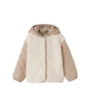 Zara kids’s JACKET WITH FAUX SHEARLING